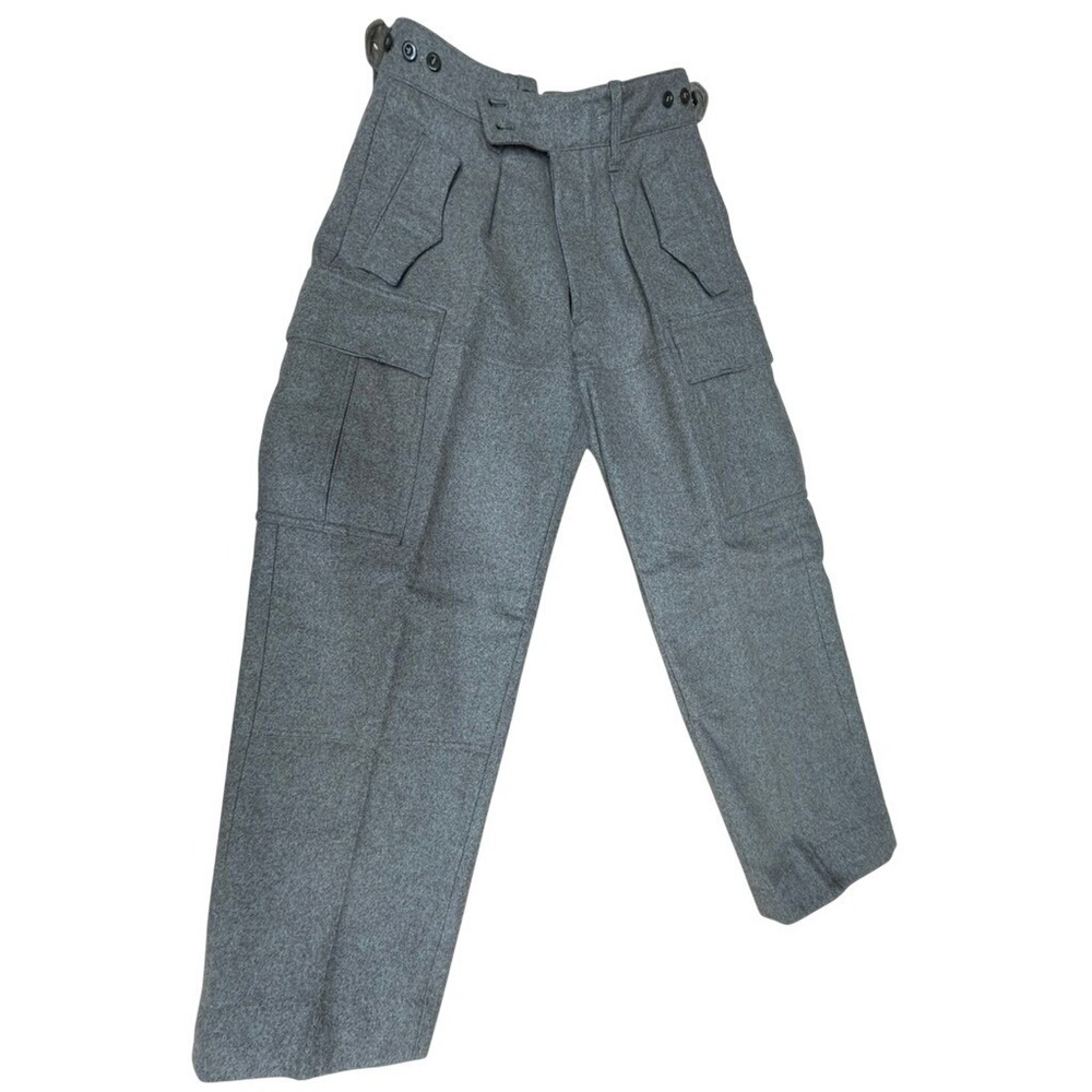 "SCHILLING O.H.G."‎ Military Wool Field Pants Cargo Lined Knees Waterproof MINT!